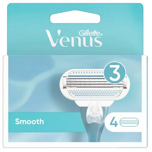 Gillette - Venus Smooth -vaihtoterät - 4 kpl pakkaus